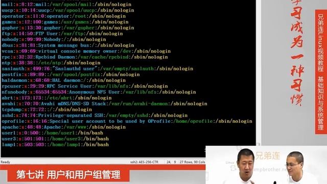 7-1-1 用户和用户组管理 用户配置文件 用户信息文件 смотреть онлайн