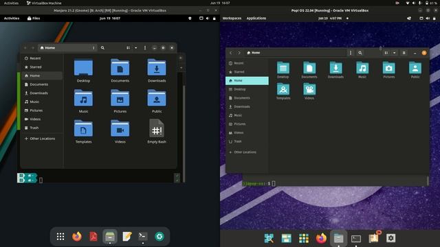 Manjaro 21 vs Pop OS 22.04 смотреть онлайн