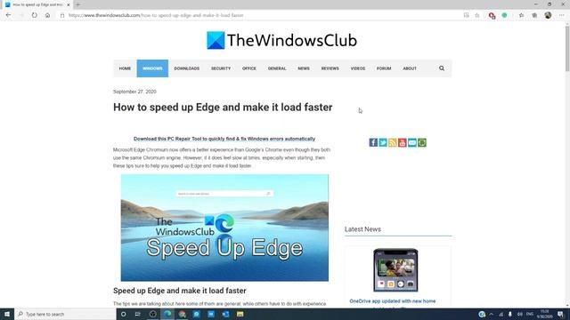 How to speed up Edge and make it load faster смотреть онлайн