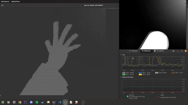 Bad Apple on Linux Terminal смотреть онлайн
