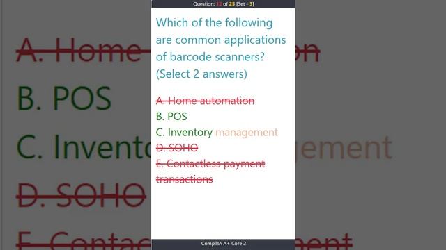 Set-3 CompTIA, A+ Certification Core 2 (220-1002) Practice Text, Portrait Mode смотреть онлайн