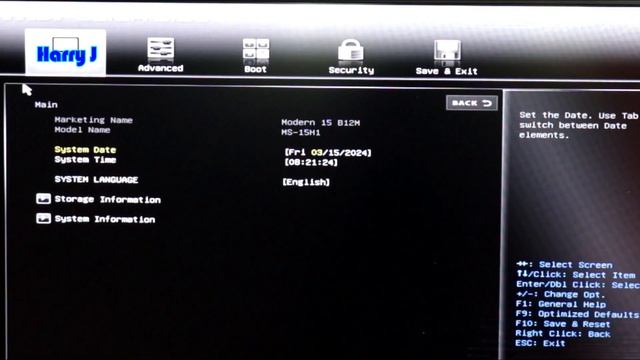 MSI Modern 15 B12M: How to Change Boot Options for Windows Installation смотреть онлайн