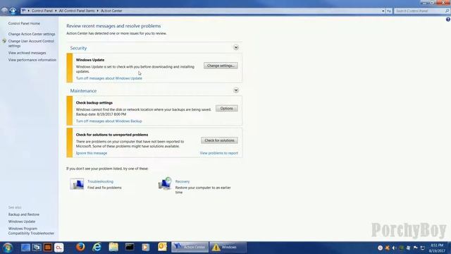 Windows Action Centre смотреть онлайн