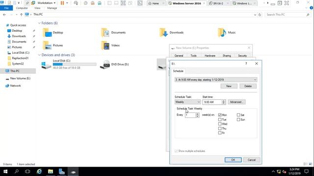 Volume Shadow Copy Services on windows server2016 смотреть онлайн