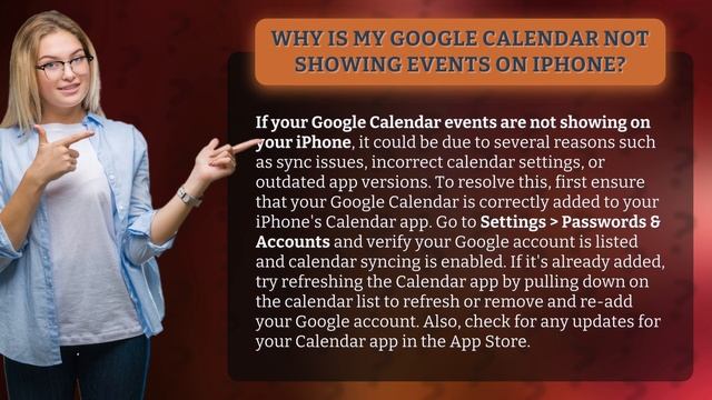 Why is my Google Calendar not showing events on iPhone? смотреть онлайн