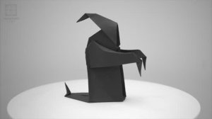 ПРИЗРАК ОРИГАМИ! Поделки на ХЭЛЛОУИН!