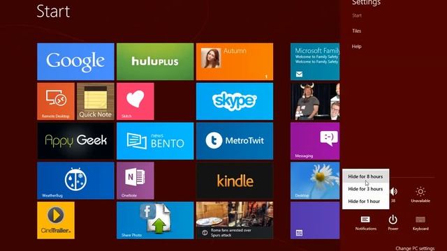 100 Windows 8 Tips and Tricks 97 How To Suspend Apps Notification For Few Hours смотреть онлайн