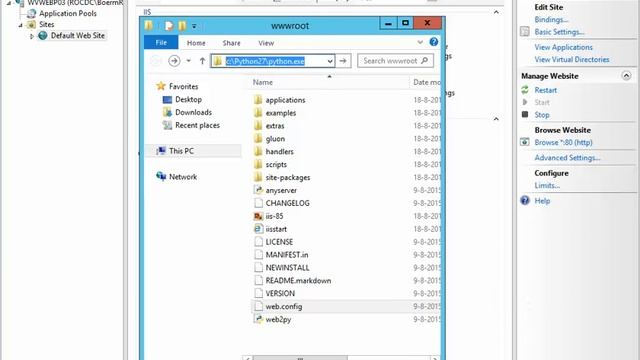 Web2py on IIS 8.5 (windows 2012R2) смотреть онлайн