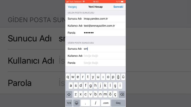 I-Phone (IOS) Cihazlara Yandex Tabanlı E-Posta Hesabı Eklenmesi (Video) - iOS 12 смотреть онлайн