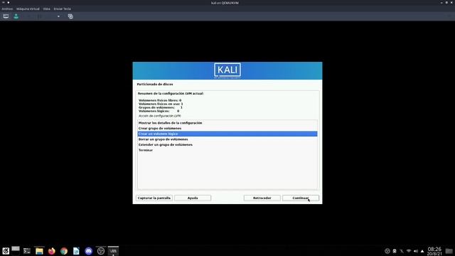 Instalar Kali Linux de manera Cifrada de forma manual - Configurar LVM CIFRADO Manualmente. смотреть онлайн