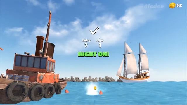 Flip Diving Basketball Diver All Worlds - by Miniclip | Gameplay (iOS/Android) смотреть онлайн