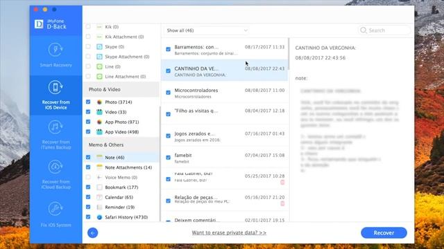 RECUPERE ARQUIVOS E RESOLVA PROBLEMAS DO iPHONE / iPOD / iPAD - iMyfone D-Back смотреть онлайн