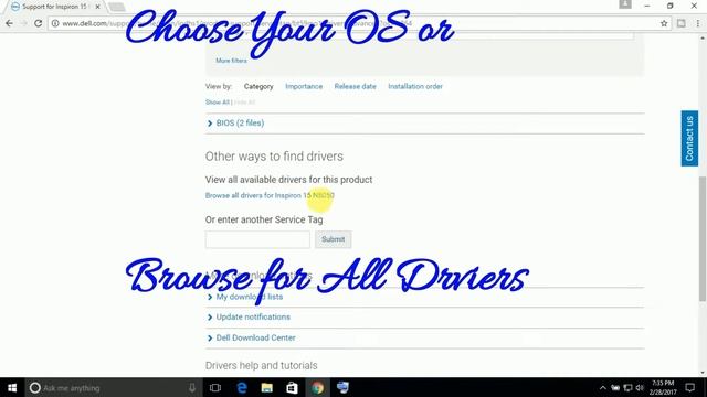 How to download dell laptop drivers (Official) смотреть онлайн