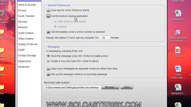 Contigurar Softphone Bria en Asterisk o algun proveedor de telefonia ip. смотреть онлайн