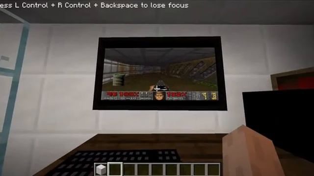 DOOM внутри Windows 95 внутри Minecraft смотреть онлайн