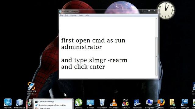 how to window 7 ultimate genius using cmd смотреть онлайн