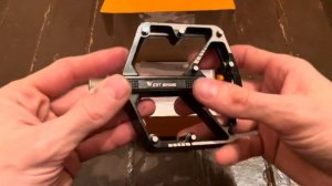 Обзор педалей на промах - Pedal West Biking.  Алюминиевые педали на велосипед