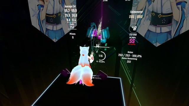 [Beat Saber] Touhou Yumeshoushitsu ~ Lost Dream [hard] [Full Body Tracking] смотреть онлайн