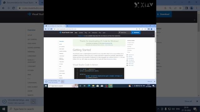 Install And Use Visual Studio Code On windows 10. Download vs code in 2 minutes(VS CODE) смотреть онлайн