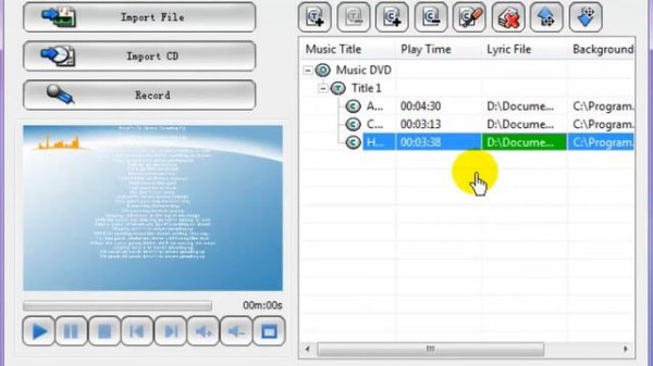 Xinfire Audio DVD Maker Video Tutorial