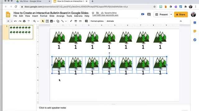 How to Create an Interactive Bulletin Board Using Google Slides смотреть онлайн