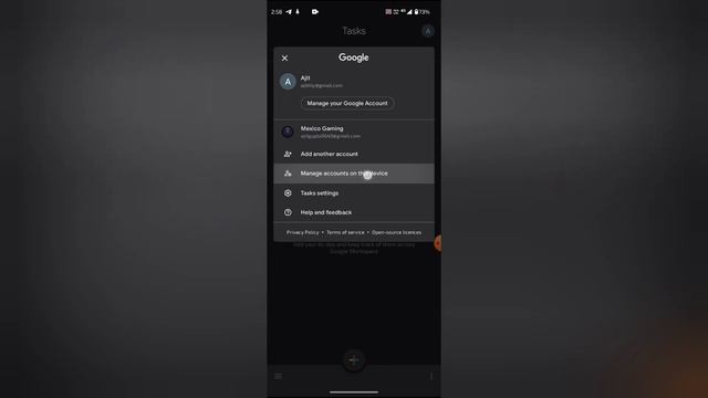 How to manage account in Google task, Google task mein account manage kaisa kare смотреть онлайн