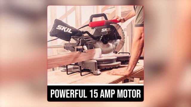 SKIL MS6305-00 10'' Dual Bevel Sliding Compound Miter Saw — Best Affordable 10 Inch Miter Saws... смотреть онлайн