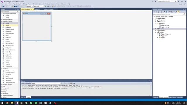 Toggle C# Windows Form смотреть онлайн