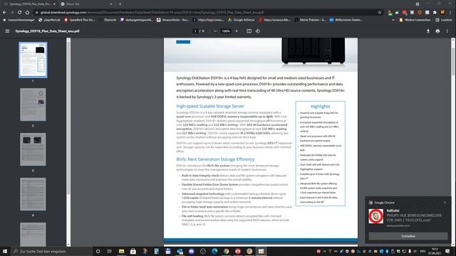 Synology DS918 + Unboxing+ Technische Daten смотреть онлайн