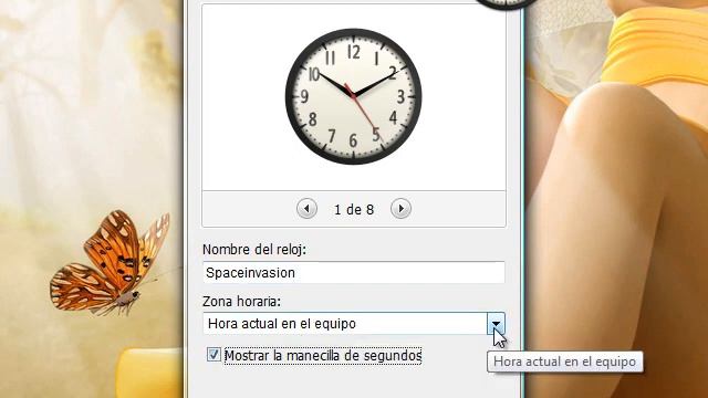 Reloj de escritorio con gadget de Windows 7 смотреть онлайн