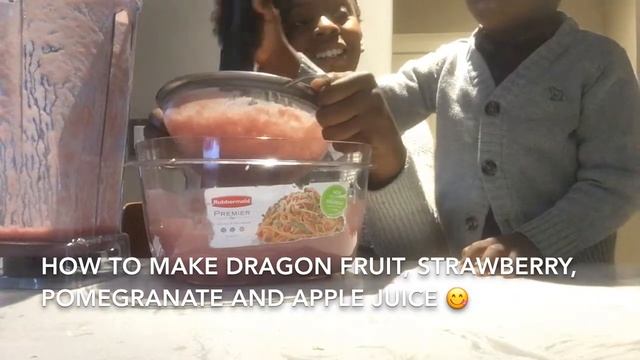 How To Pomegranate, Strawberry, Dragon Fruit And Apple Juice смотреть онлайн