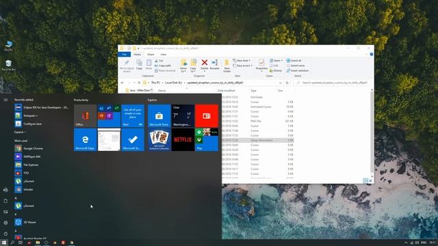 How to install MacOSX Cursor Windows 10 2020 | Windows 10 Customization смотреть онлайн
