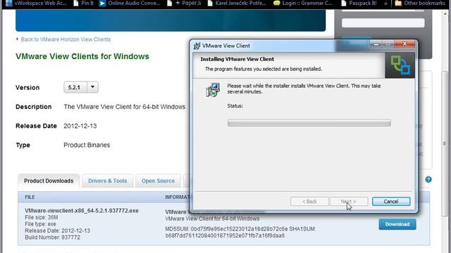 VMware View Client Installation смотреть онлайн