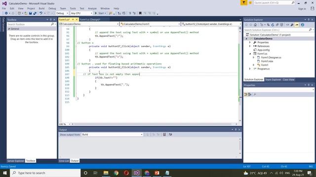 Calculator C# Application | C# Windows Forms | Calculator Project | C# Tutorial смотреть онлайн