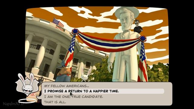Max vs Abe Lincoln Election - Sam & Max Save the World Remastered смотреть онлайн