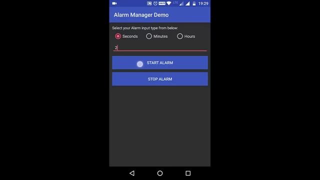 Android AlarmManager Demo смотреть онлайн