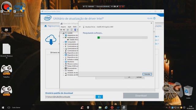 Como Atualizar o Driver da Intel HD Graphics - Windows 10 (Todas Versões) смотреть онлайн