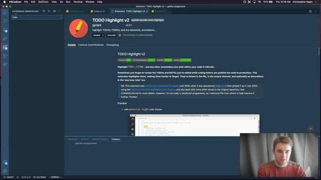 VSCode with less Microsoft | VSCodium смотреть онлайн