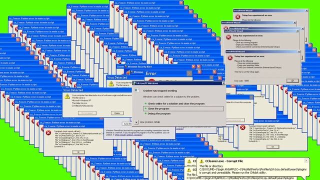Mp4 GREEN SCREEN Windows XP Error смотреть онлайн