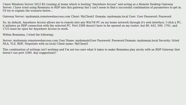 Use Remmina to RDP into home Remote Desktop Gateway Server (2 Solutions!!) смотреть онлайн