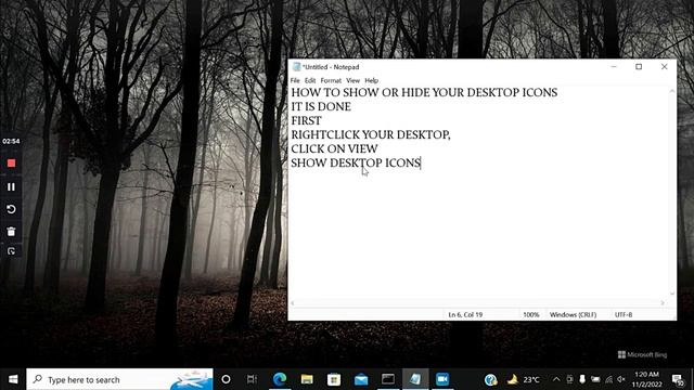 Windows 10 | Show or Hide Desktop Icons | Show Hidden Folders (Desktop) смотреть онлайн