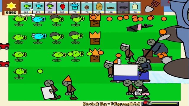 All Pea PvZ vs Dr. Zomboss Paint Pack Plants vs Zombies Battlez смотреть онлайн