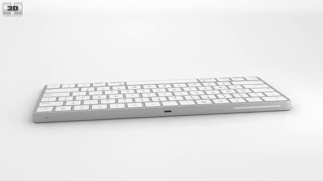Apple Magic Keyboard 3D model by 3DModels.org смотреть онлайн