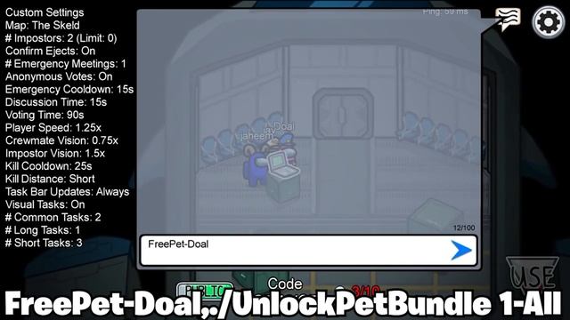 SECRET CODE TO GET FREE PETS IN AMONG US! (iOS/ANDROID/PC) смотреть онлайн