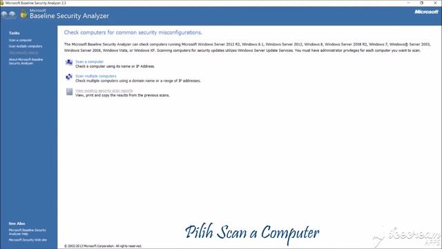 Microsoft Baseline Software Analyzer (MBSA) смотреть онлайн
