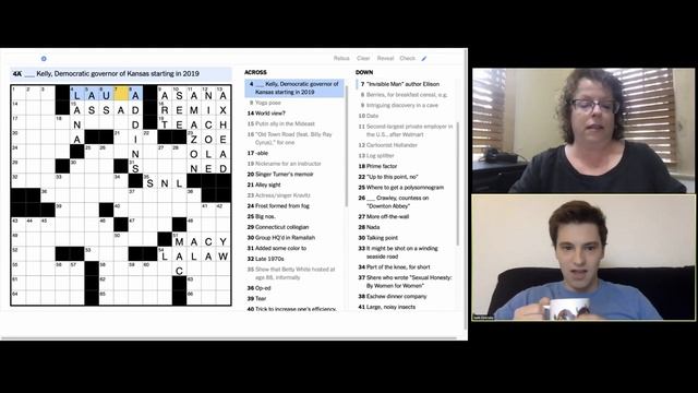 It's Thursday! Join Deb Amlen & Sam Ezersky as they work through Alex Eaton-Salners's tricky puzzle смотреть онлайн