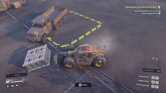 SnowRunner. Юкон. Подтопленные предгорья. Поручение "Тренировка по ручной разгрузке" смотреть онлайн