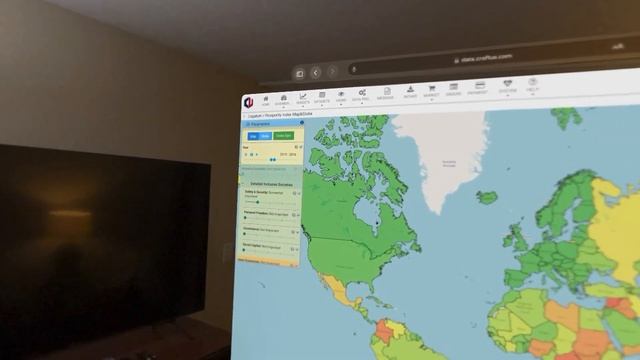Apple Vision Pro v Minority Report Interface using Craftus Data Analytics and Legatum Institute Dat смотреть онлайн
