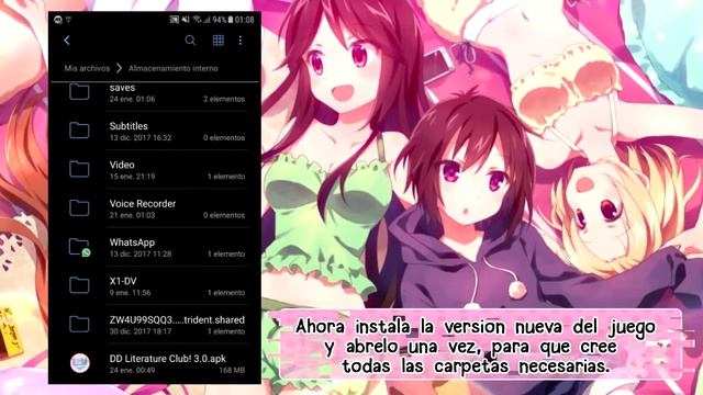 DD Lietrature Club! / No perder Partida al Actualizar APK. смотреть онлайн
