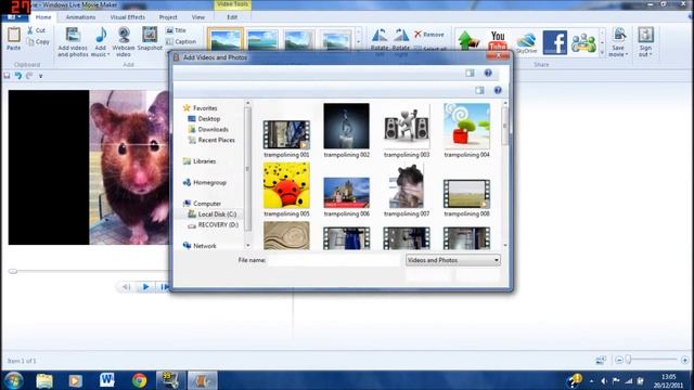 #1 UPLOADING MEDIA - WINDOWS LIVE MOVIE MAKER смотреть онлайн